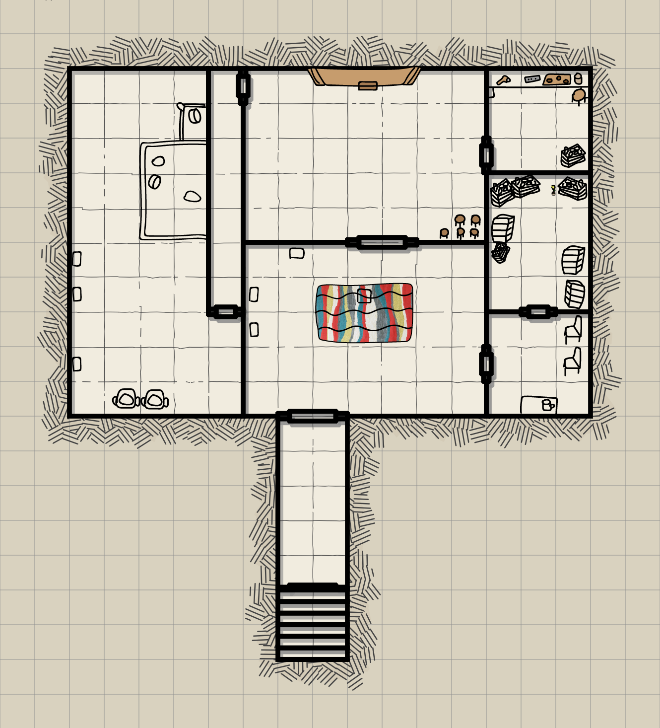 Map of the Percontra Museum of Ancient History.